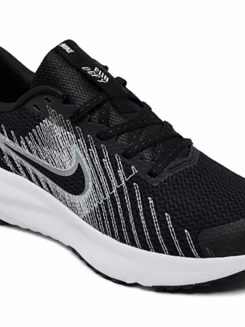 Nike Men’s Black Athletic Running Shoes with White Accents